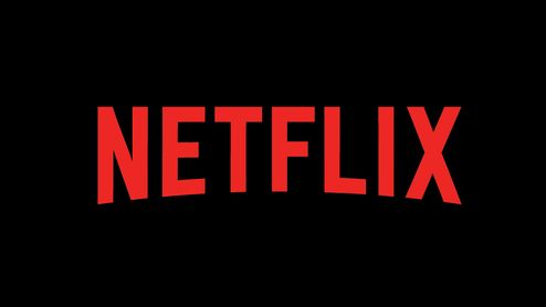 Logotipo de Netflix en letras rojas sobre un fondo negro sólido.