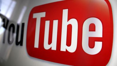 Logotipo de YouTube con la palabra Tube dentro de un recuadro rojo sobre fondo blanco.
