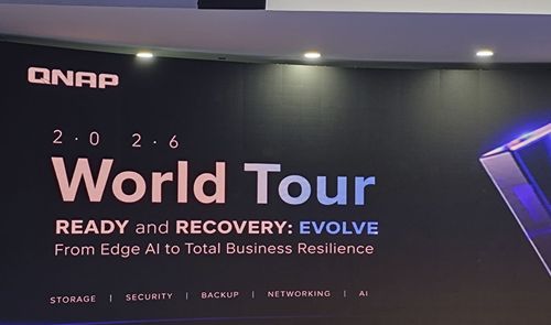 QNAP World Tour 2026 sobre almacenamiento, seguridad y red.