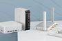 Homelab con router Keenetic Hero 5G y mini PC
