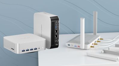 Homelab con router Keenetic Hero 5G y mini PC