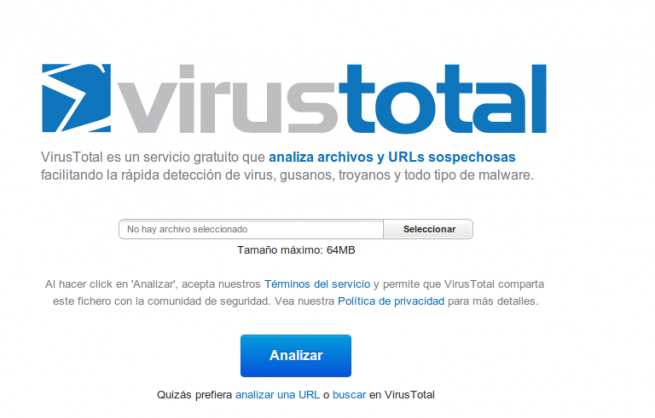 virustotal - Antivirus Online