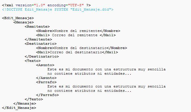 curso de html y css ejemplo archivo xml