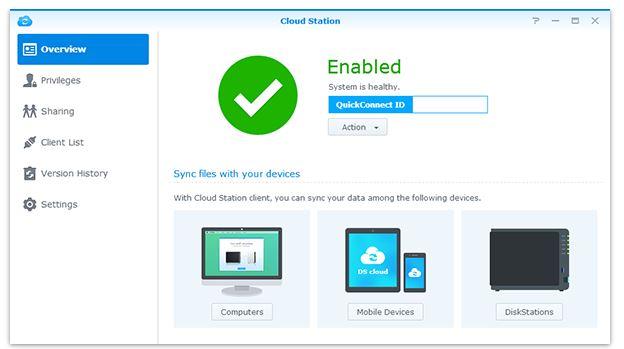 NAS Synology cloud station