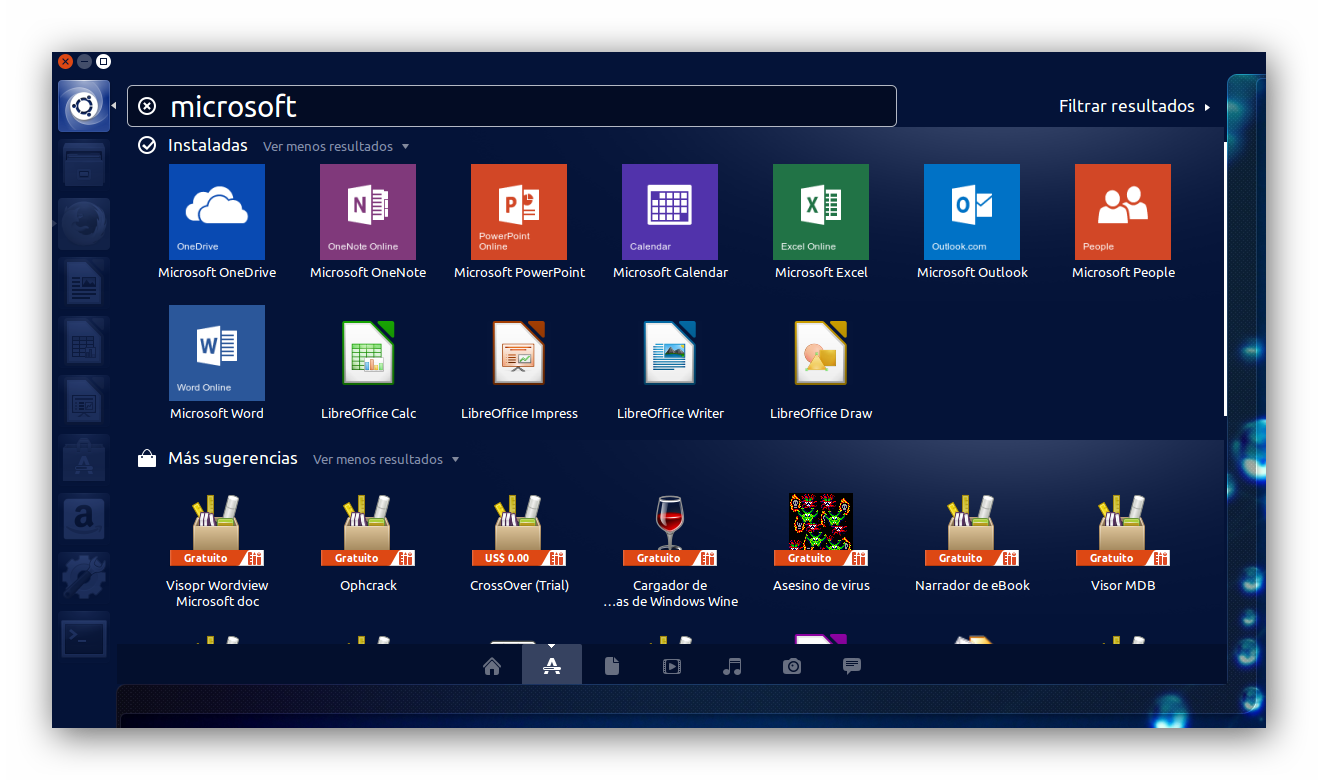 Utiliza las aplicaciones web de Microsoft Office en Ubuntu1318 x 780