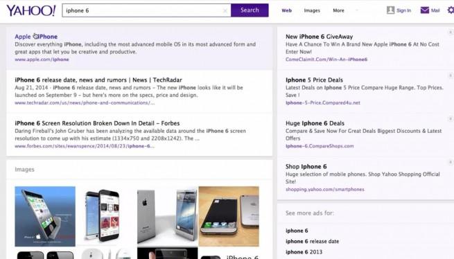 Yahoo! novedades motor de búsqueda