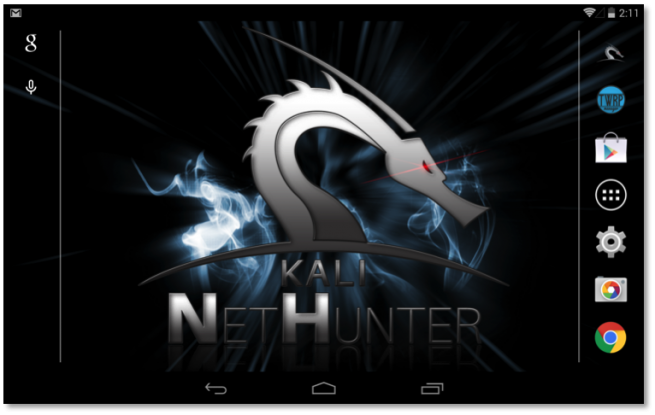 Kali Linux NetHunter_home
