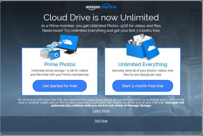 amazon cloud drive espacio ilimitado de almacenamiento