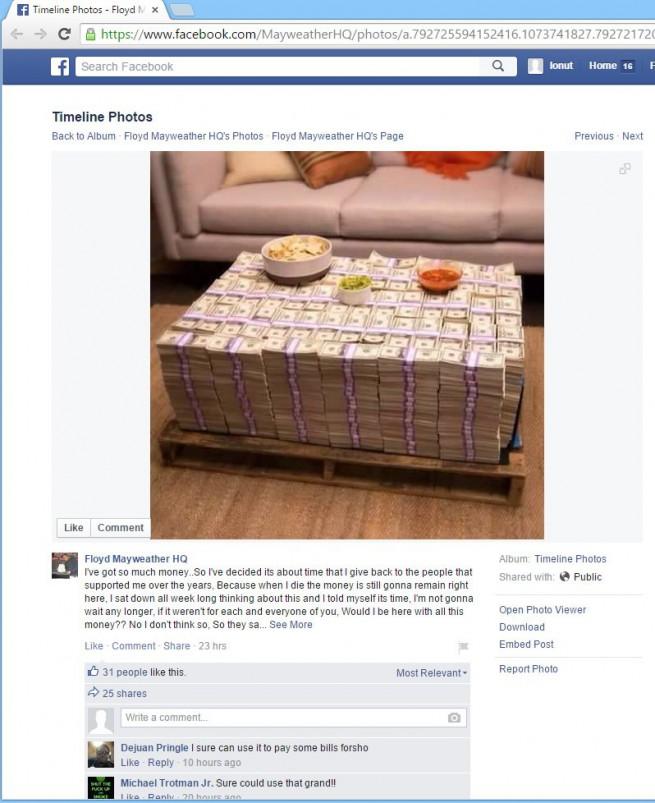 Facebook scam floyd estafa
