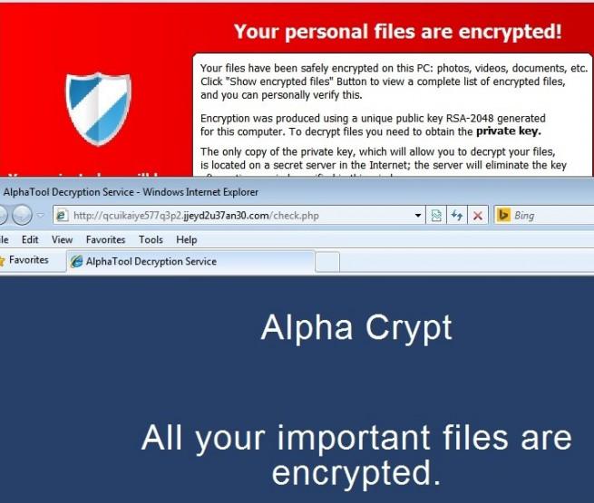 alphacrypt nuevo malware que cifra los archivos de los usuarios