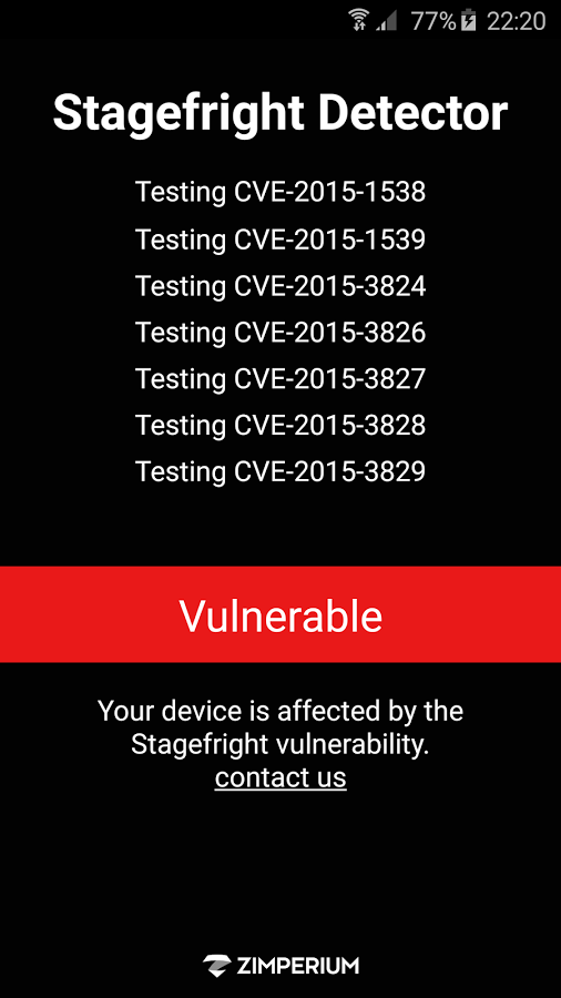 Dispositivo Android vulnerables a Stagefright