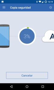 Acronis True Image Cloud Android - Copia de seguridad 2