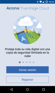Acronis True Image Cloud Android - Principal