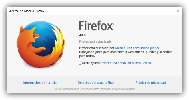 Firefox 44