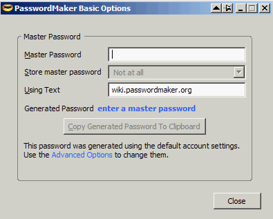 PasswordMaker