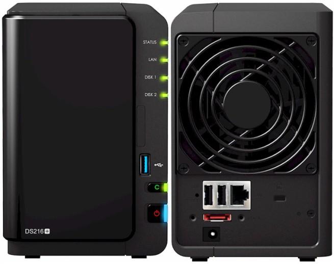 synology ds216+ equipo nas low cost doméstico