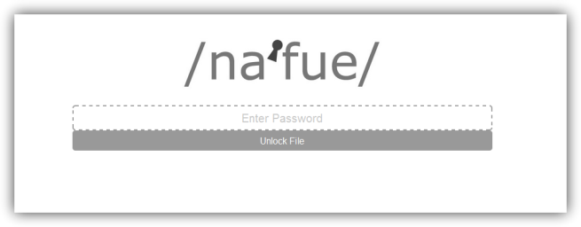 Nafue - Contraseña para descargar archivos