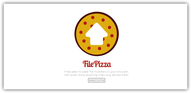 FilePizza - Enviar archivo