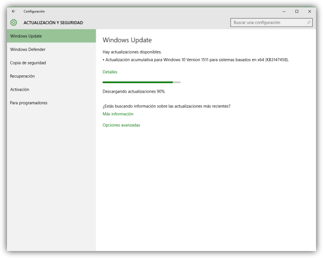 Windows 10 actualización seguridad abril 2016
