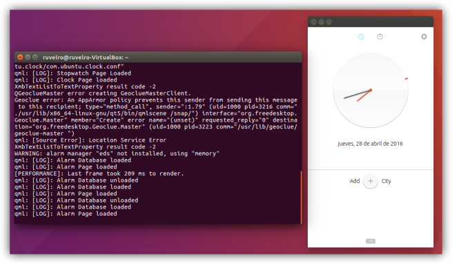 Aplicación Snap instalada en Ubuntu