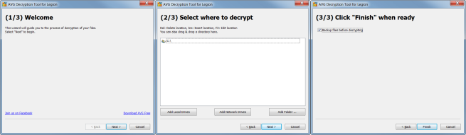Descifrar ransomware AVG