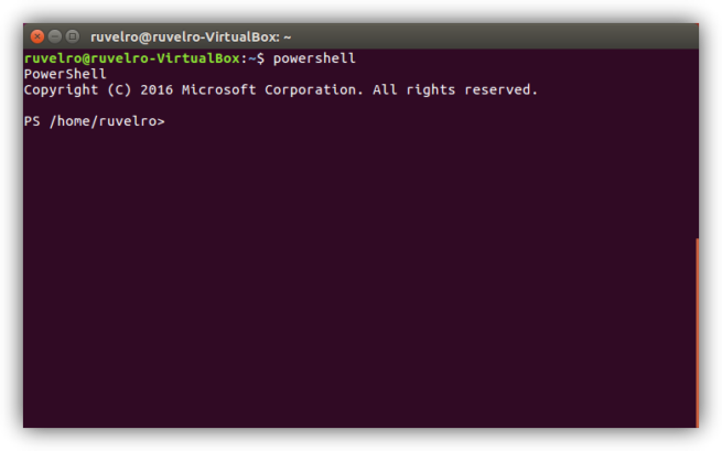PowerShell Ubuntu 16.04