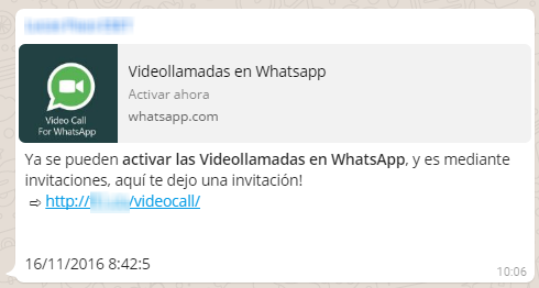 estafa activar videollamadas WhatsApp