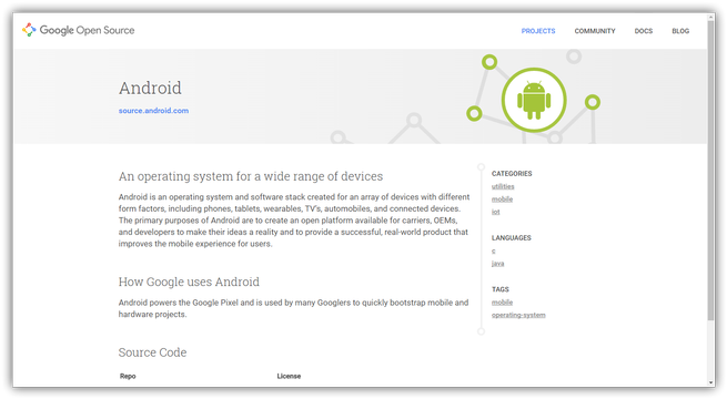 Android Google Open Source