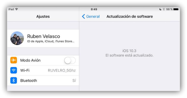 iOS 10.3 iPad