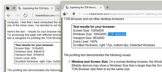 Test Tor Browser datos
