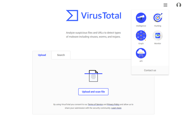 VirusTotal - Nueva interfaz