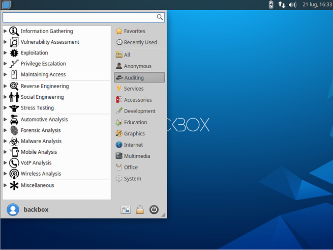 BackBox Linux 5