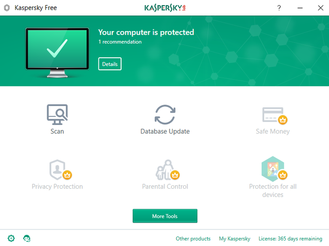 kaspersky free antivirus disponible gratis para windows