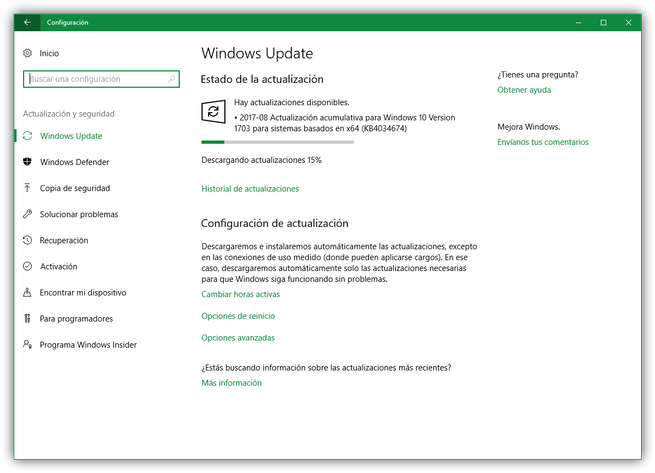 Parche seguridad KB4034674 Windows 10
