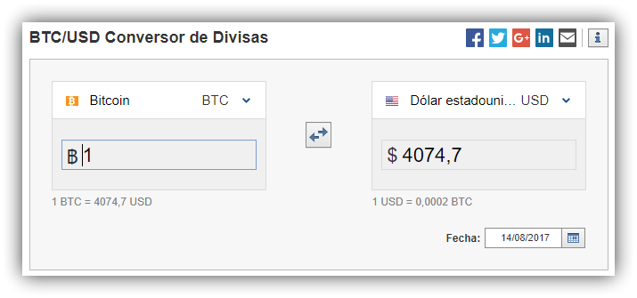 convertidor de bitcoin a dolares