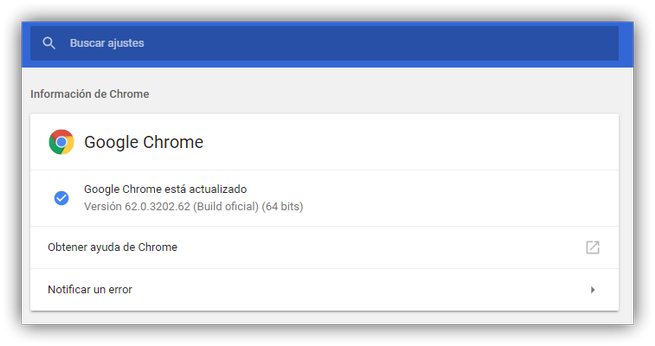 Google Chrome 62