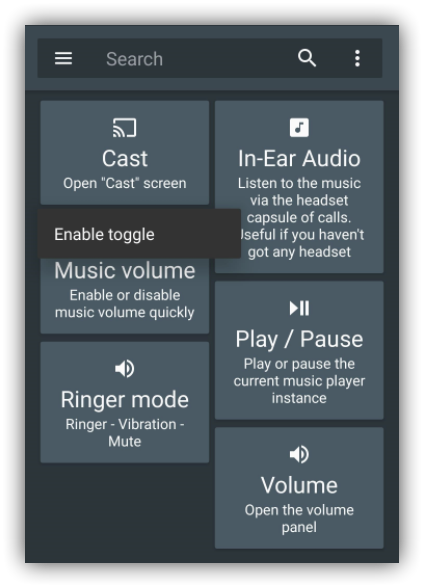 Mostrar botón Cast Android