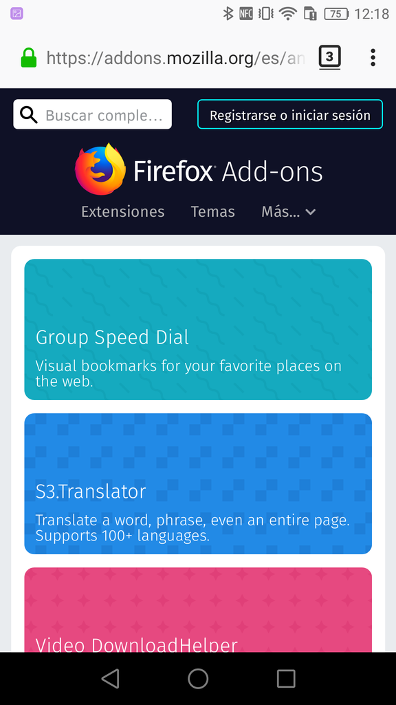 Mozilla Add-ons Firefox Android