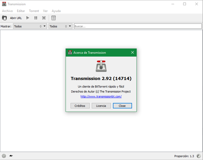 BitTorrent Transmission Windows