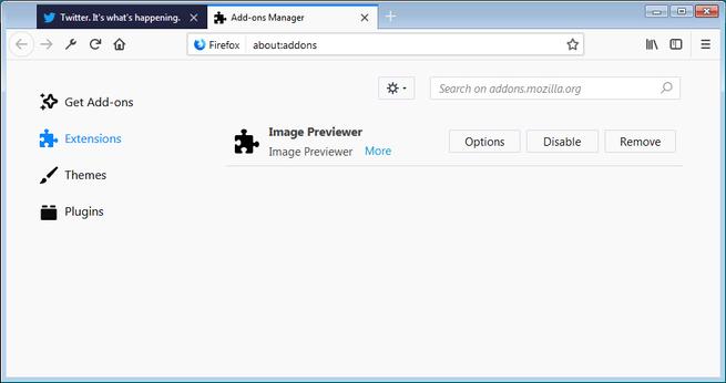 Image Previewer Firefox