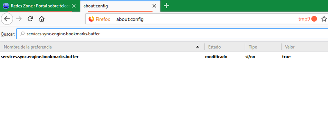Solucion error Sincronizar marcadores Firefox