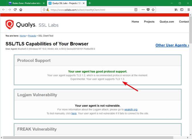 Firefox compatible TLS 1.3