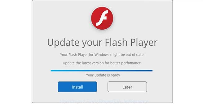 Actualizaciones falsas de Flash Player