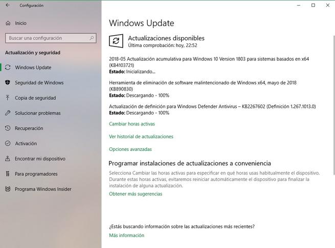 Actualización KB4103721 Windows 10 April 2018 Update