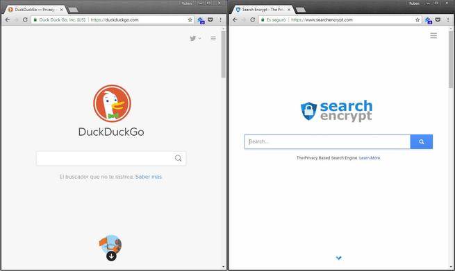 Search Encrypt vs Duck Duck Go