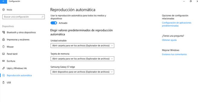 Cómo deshabilitar el AutoPlay en Windows 10