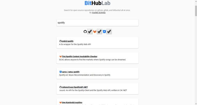 BitHubLab - Buscar Spotify