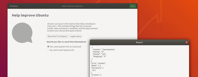 Ubuntu consultar recopilación de información