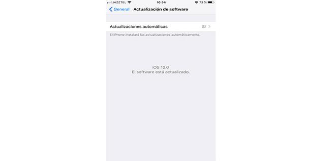 Activar las actualizaciones de seguridad en iOS