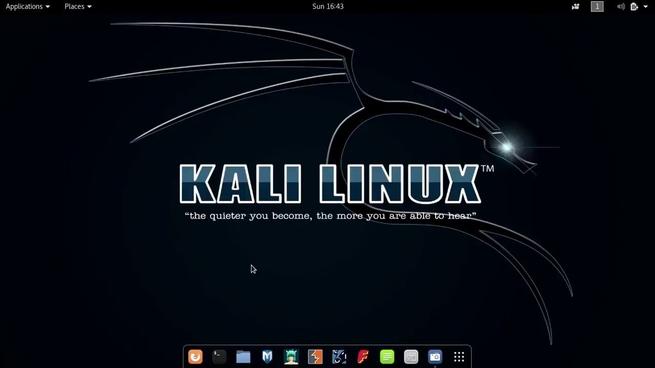Captura Kali Linux 2019
